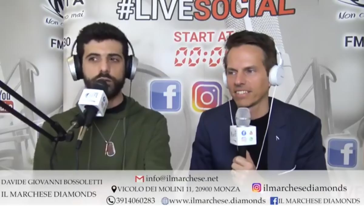 Live-Social-Radio-Lombardia-intervista-Il-Marchese-Diamonds-made-in-italy-gioielli-1